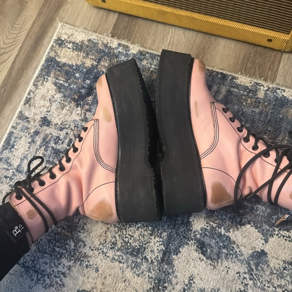 RARE R13 - size 39 double stack boot PINK made in Italy COMBAT - Picture 17 of 17